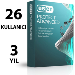 ESET PROTECT ADVANCE EEPAC,EDTD,EFDE YENİLEME 26 KULLANICI 3 YILLIK